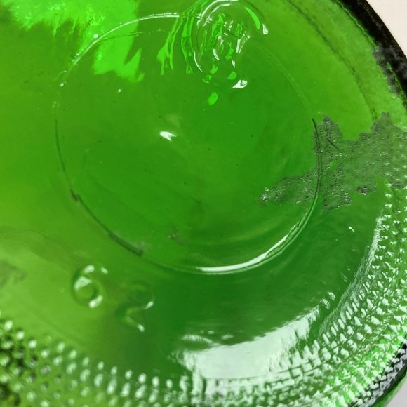 Vintage Argentina Green Glass Bottle with Cap - Picture 8 of 16
